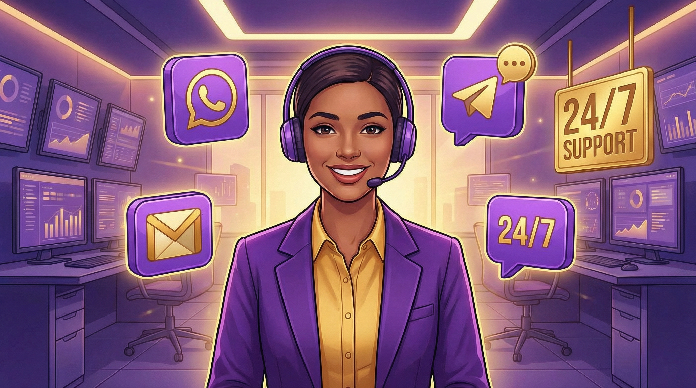 24小时客户支持